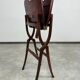 Folding table in mahogany in the style of the Vienna Secession.