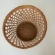 Vintage paper basket in rattan