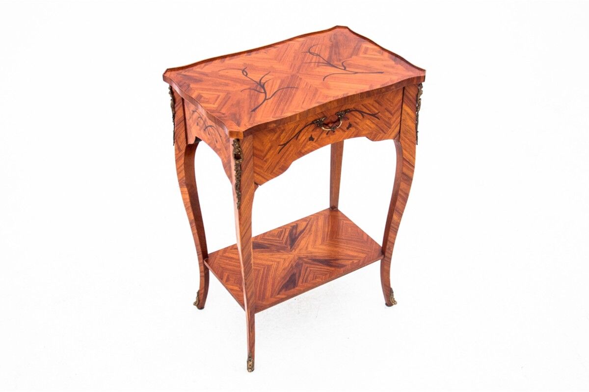 Historic inlaid table, France, circa 1910.
