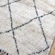 Moroccan Berber carpet Beni Ouarain with black diamonds 1,48x0.95m