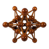 Atom: Wooden sculpture from the 1960s