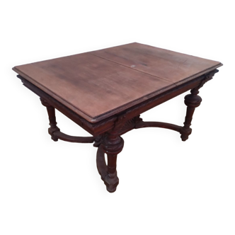 Adjustable ornamented antique table