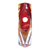 Vase rouge Flavio Poli Murano