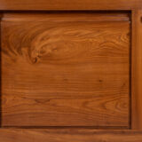 Seltz House solid elm sideboard, 1960s