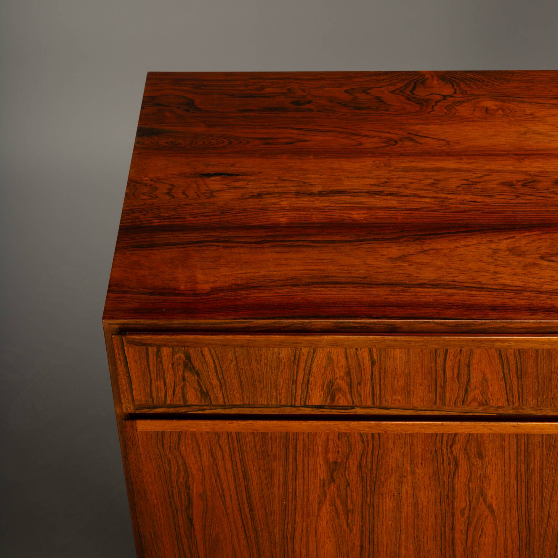 Danish Small Rosewood sideboard by Omann Jun Mobelfrabik, 1960s