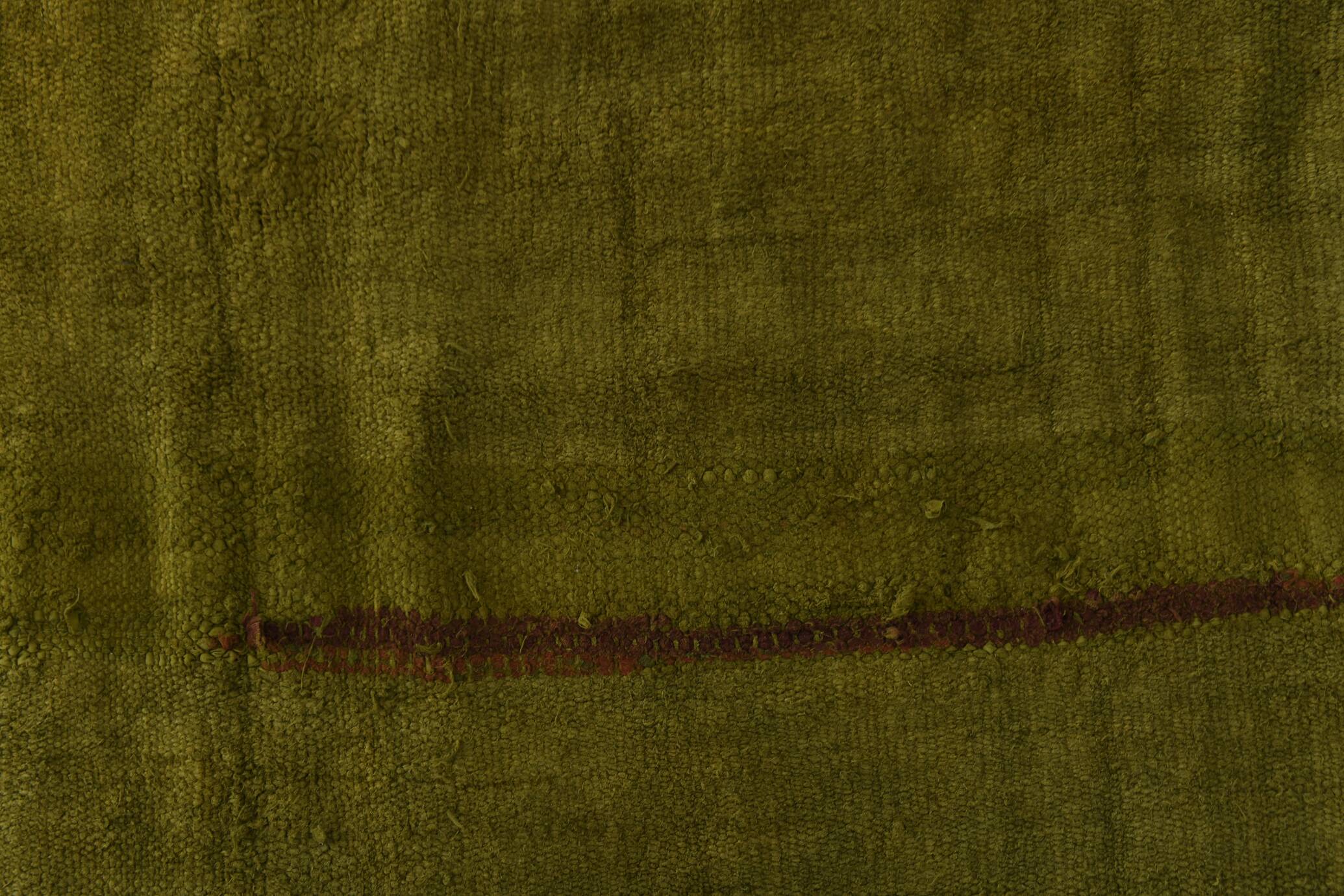 5x7 Shades Of Green Vintage Kilim Rug, 143x220Cm