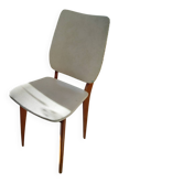 Vintage 1950s 60s dining room chair with tapered legs