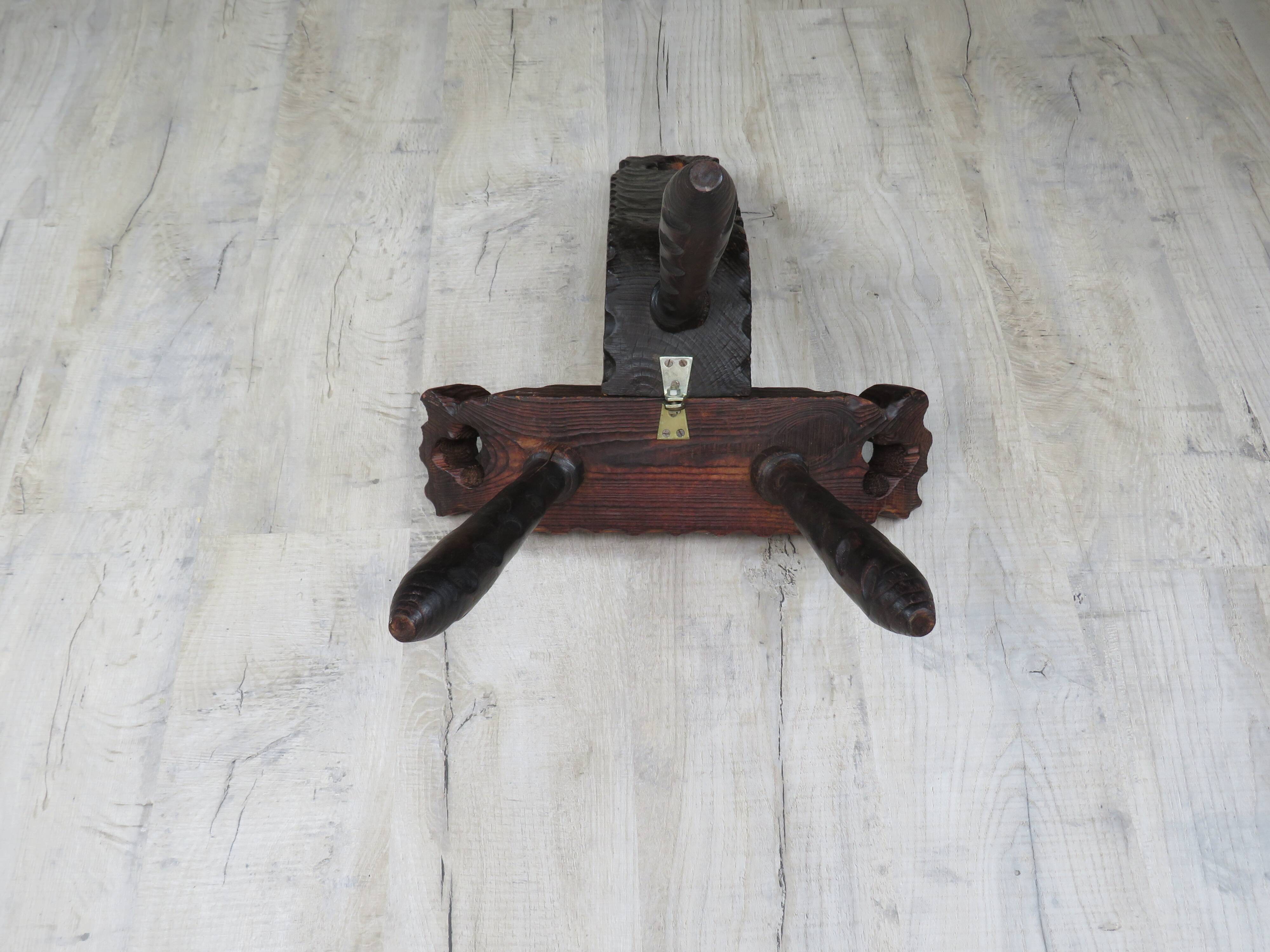 Brutalist tripod chair