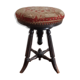 Napoleon III embroidered tabouret