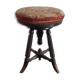 Tabouret brodé Napoléon III