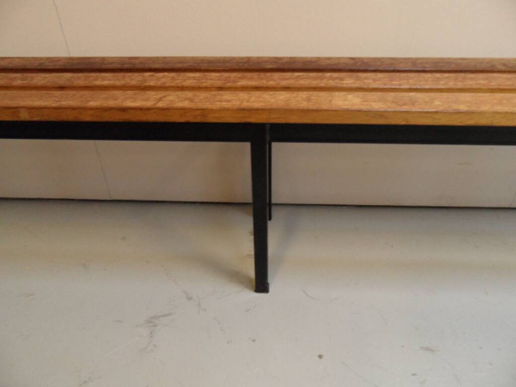 Banc d'école vintage