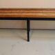 Banc d'école vintage
