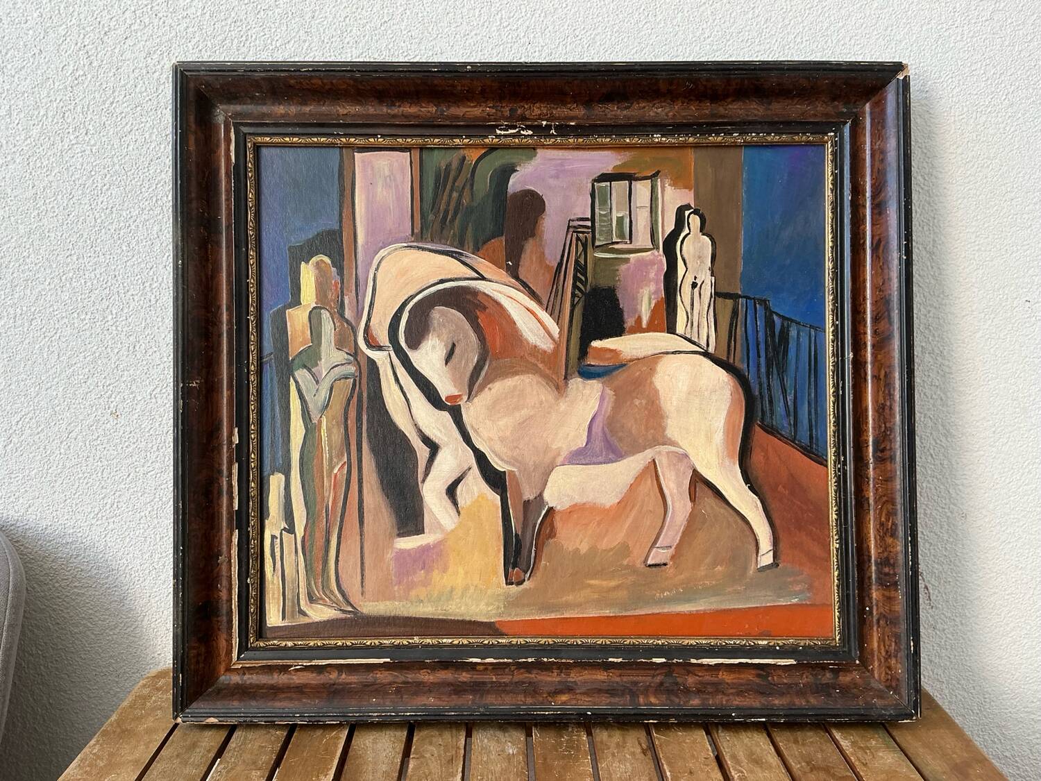 Kadar Bela unsigned Oil Painting Cubism