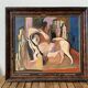 Kadar Bela unsigned Oil Painting Cubism