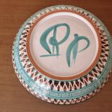 Large salad bowl by Robert Picault, signed