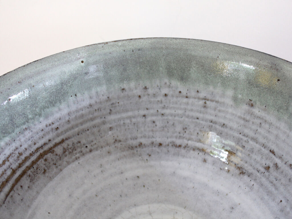 Vintage enamelled sandstone salad