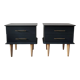 Vintage bedside table pair