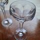 5 Saint Louis crystal glasses, Bristol model, h 15.5 cm