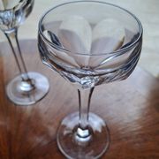 5 verres en cristal Saint Louis modèle Bristol h 15.5 cm
