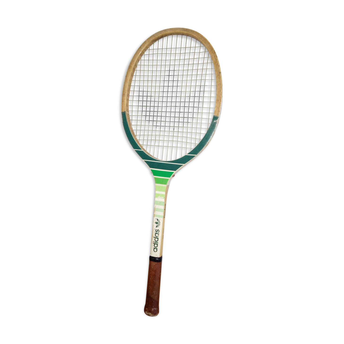 Raquette de tennis vintage Adidas en bois