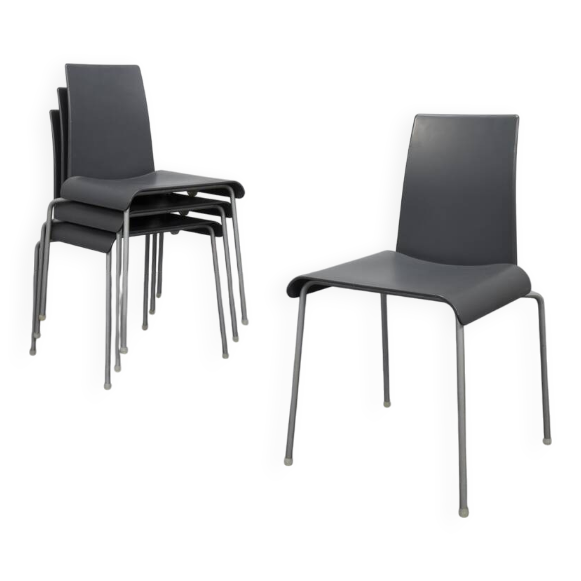 4x Dining Chair "Tama" B&B Italia, 1990s (set price)