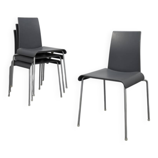 Lot de 4 chaises de salle à manger «&nbsp;Tama&nbsp;» B&B Italia, années 1990 (prix fixe)