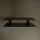 Bamboo and wood coffee table by Axel Vervoordt 1980s