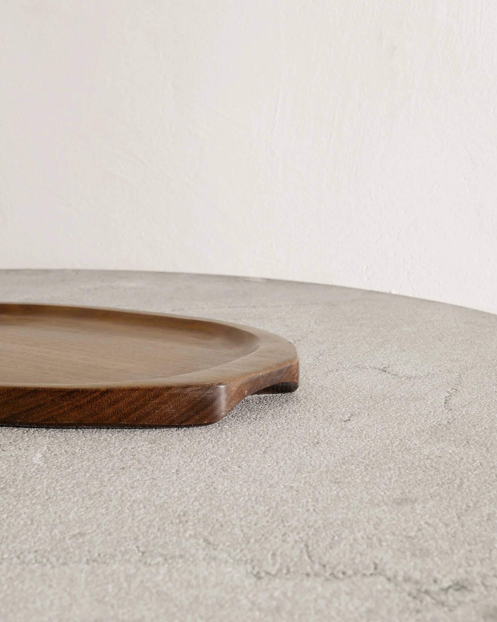 French Sculptural Wooden Tray by Alexandre Noll, 1950s