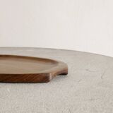 French Sculptural Wooden Tray by Alexandre Noll, 1950s