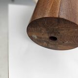 Danish teak wooden table lamp midcentury modern