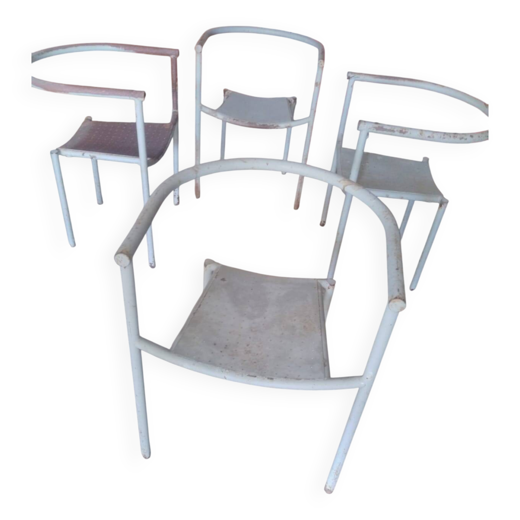 4 Von Vogelsang chairs by Philippe Starck