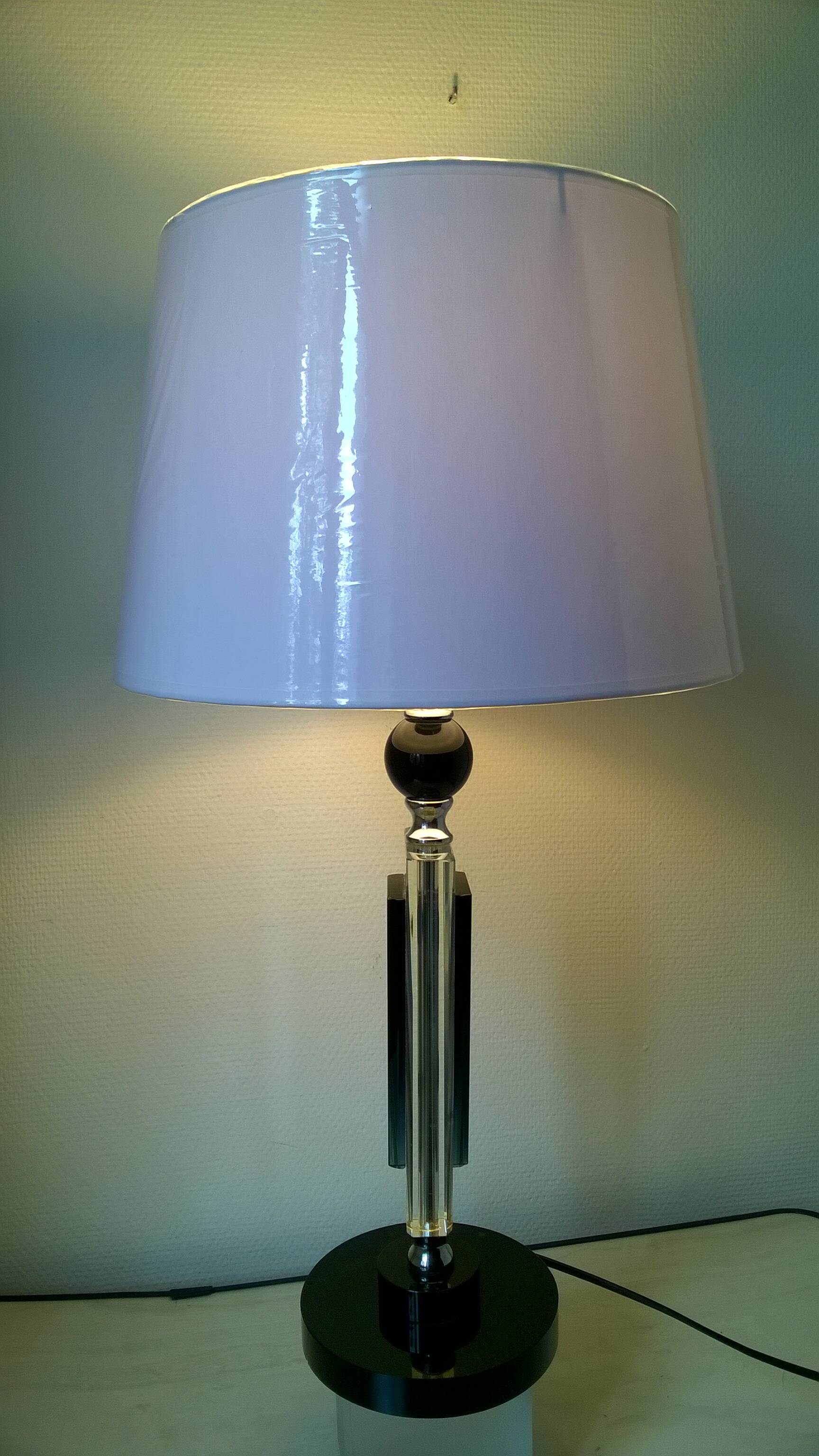 ART DECO style glass lamp
