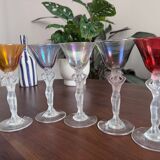 Bayel crystal liqueur glasses