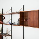Teak system bookcase, Danish design, 1960s, production: Denmark
