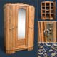 Parisian art deco wardrobe solid raw oak 1930
