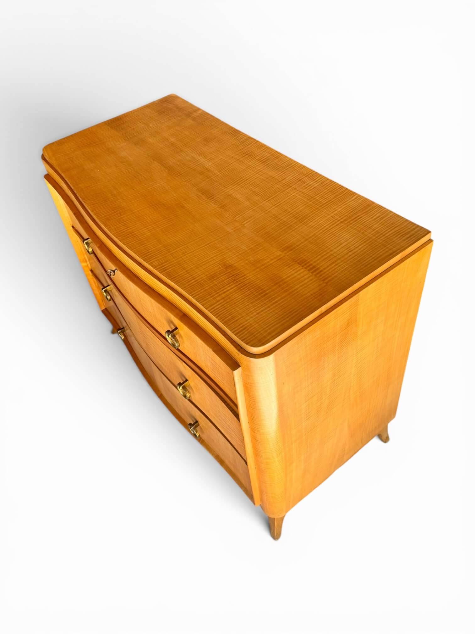 Commode en sycomore René Prou, vers 1940
