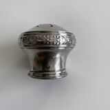 Antique crystal and silver sugar shaker