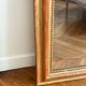 Old mirror louis Philippe golden gold leaf fireplace