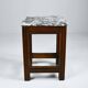 Tabourets vintage en pierre et bois x 1