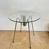 Table d'appoint verre design