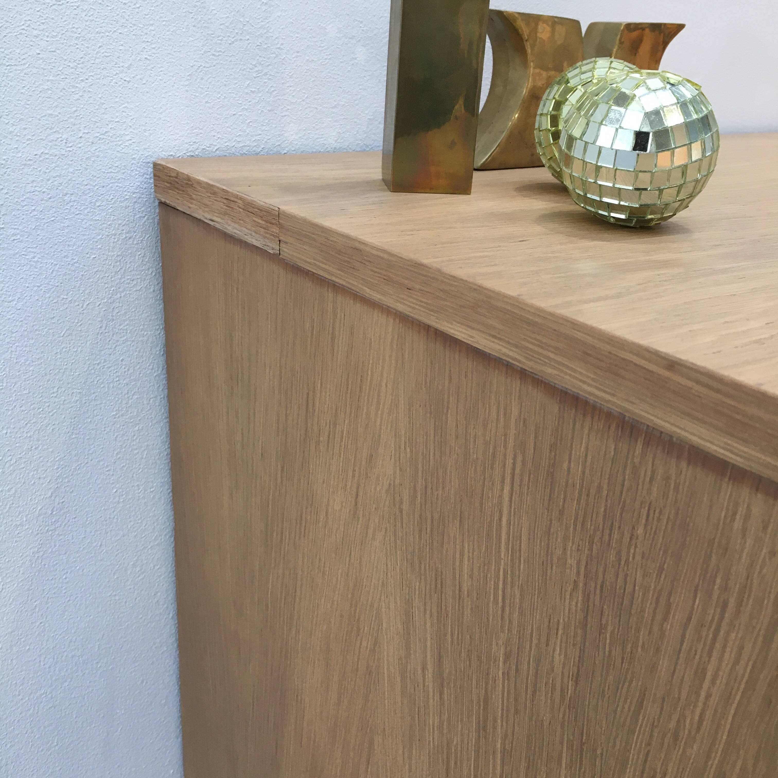 60s light oak chest of drawers