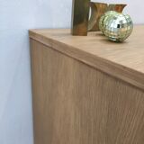 60s light oak chest of drawers