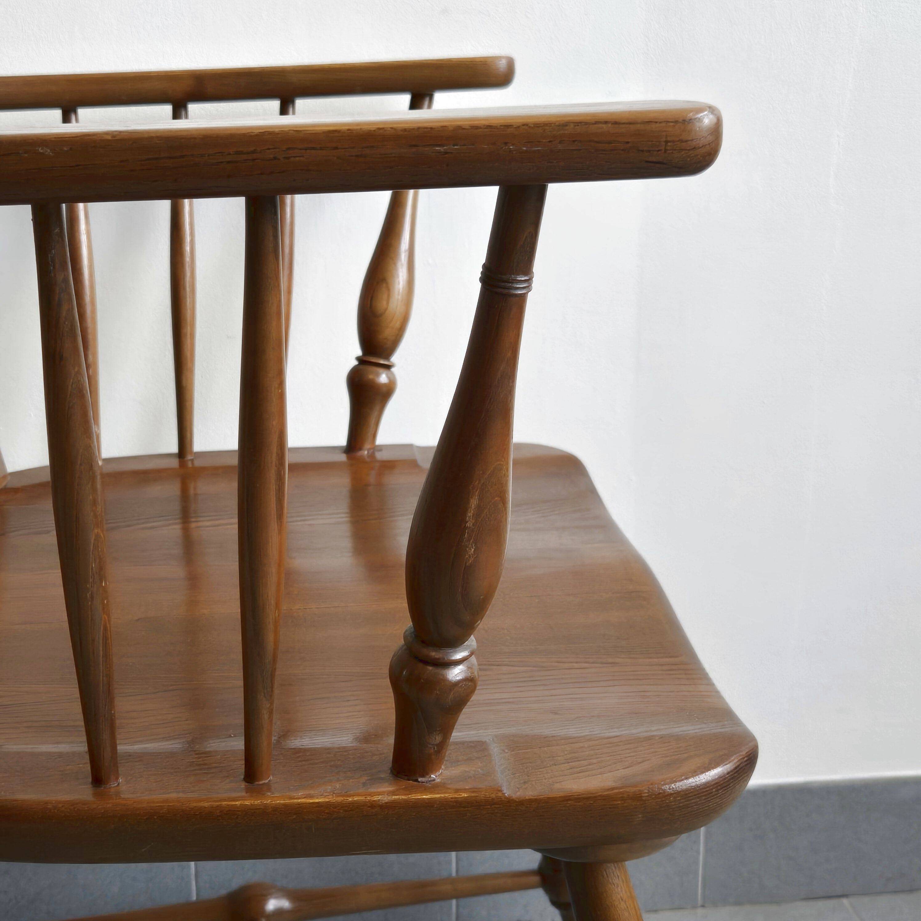Vintage Windsor style armchair 1950