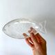 Raviers en verre transparent en forme de poisson