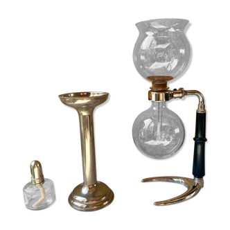 Cona 6 Cup Vacuum Coffee Maker Complete with Vintage Filter Holder 60s tbe