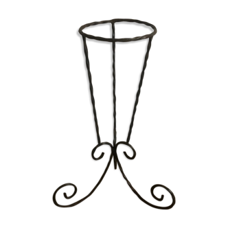 Vintage wrought iron plant holder
