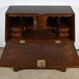 Commode scribanne en acajou massif, époque Géorgienne, Angleterre, XVIIIème s.