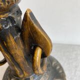Vase en terre cuite à anneaux