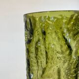 textured glass vase