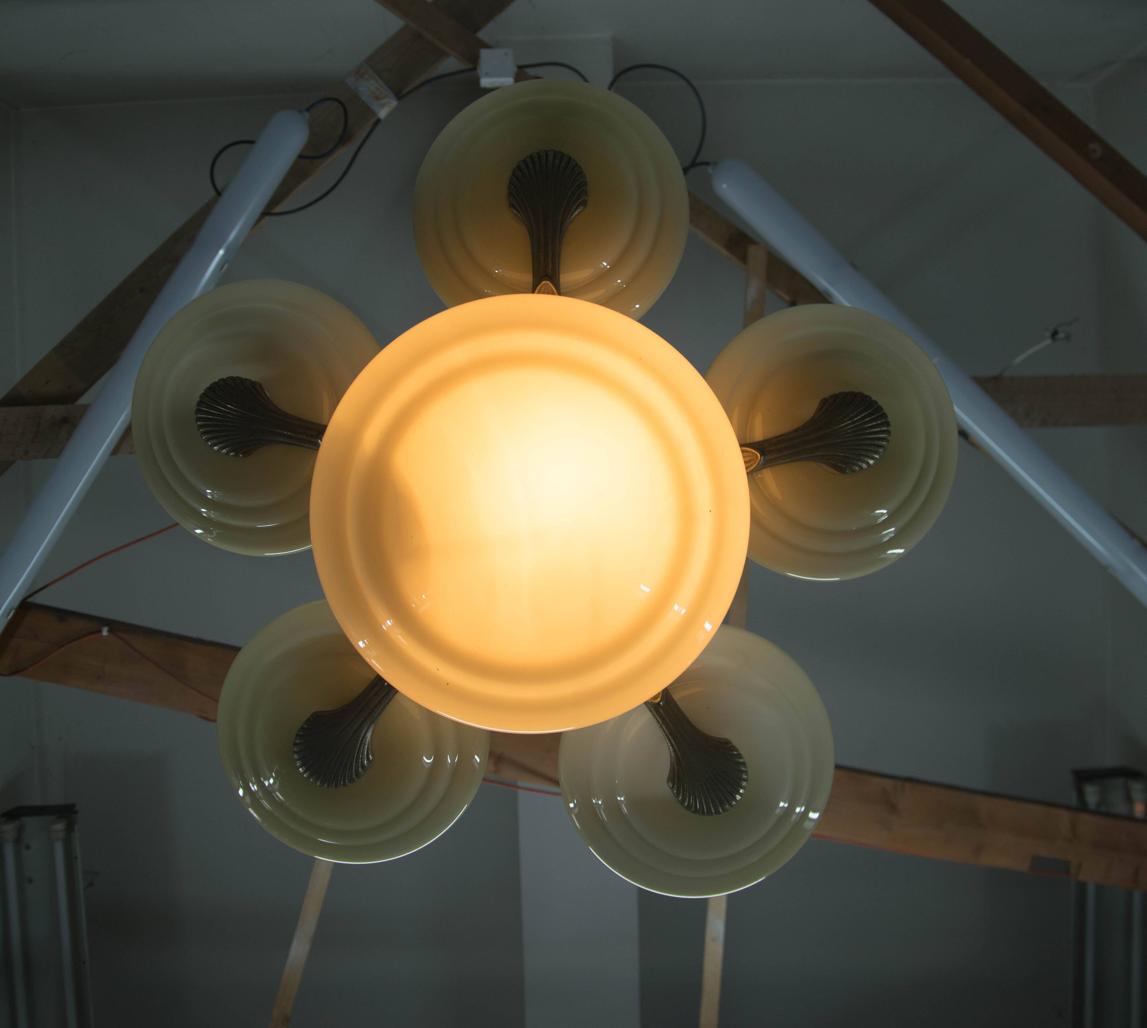 Art Nouveau Chandeiler, 1920s